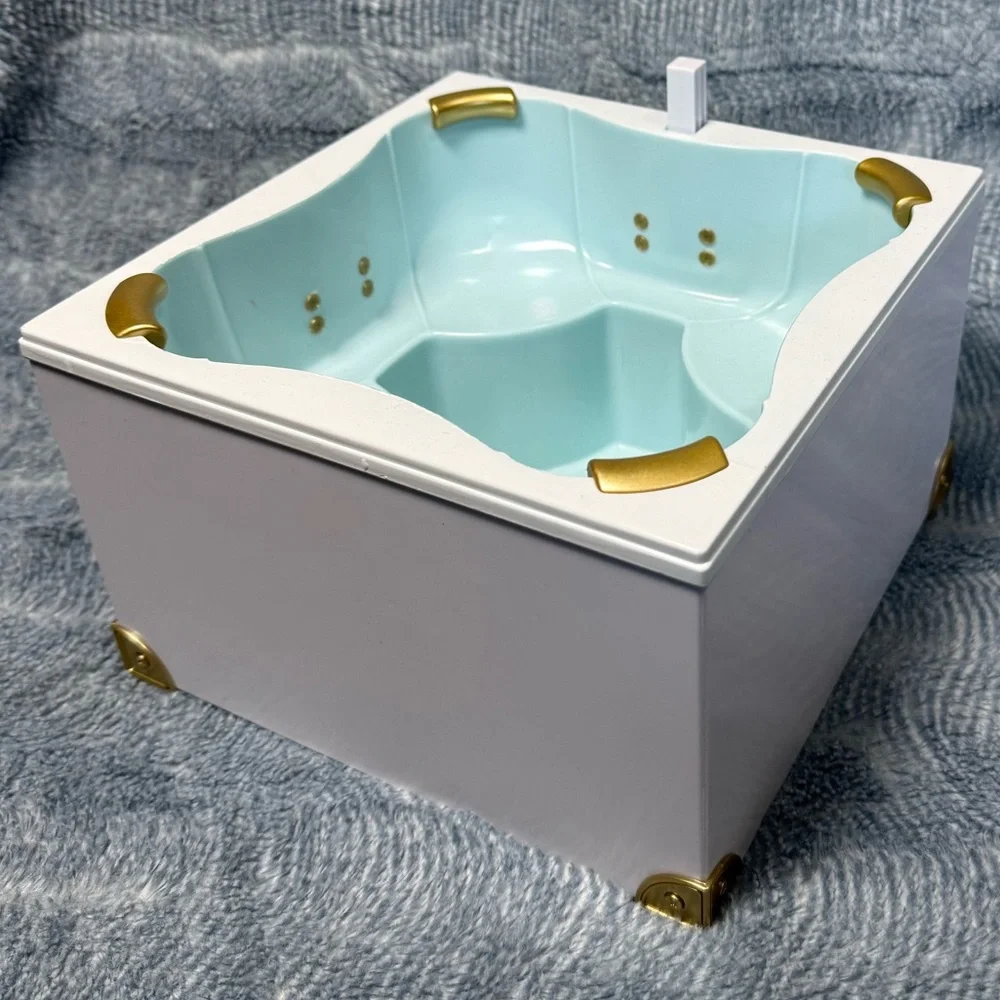 Rainbow High Dollhouse Hot Tub Spa Replacement - Gold Accents